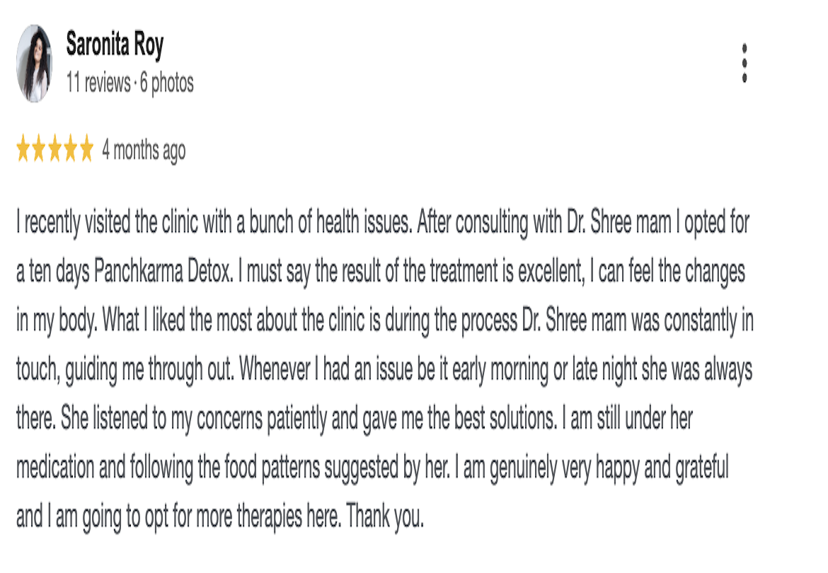 Patient Google Review