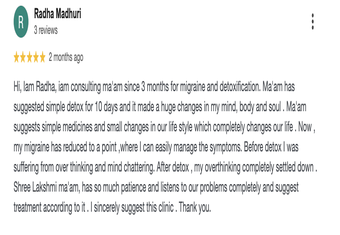 Patient Google Review